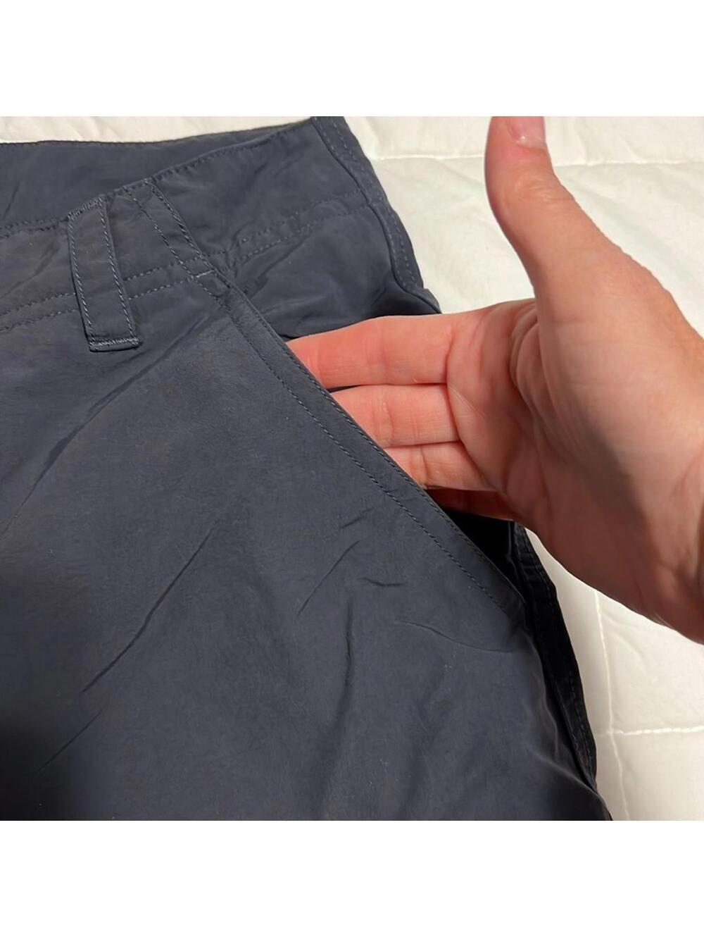 ExOfficio Navy Blue/Grey Nylon Cargo Shorts Men's Size 30 Hiking Travel - Picture 5 of 7